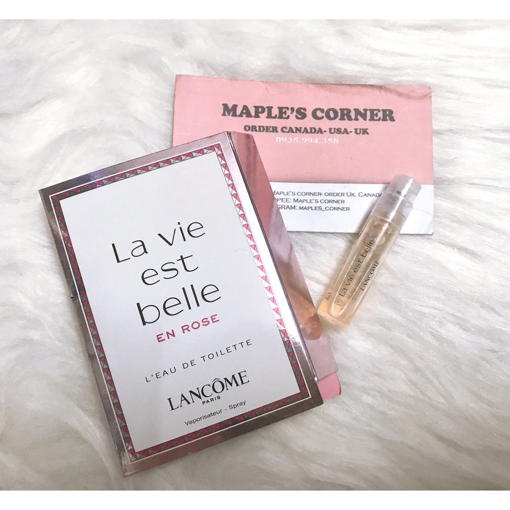 Nước hoa vial Lancome La Vie Est Belle En Rose 1.2ml