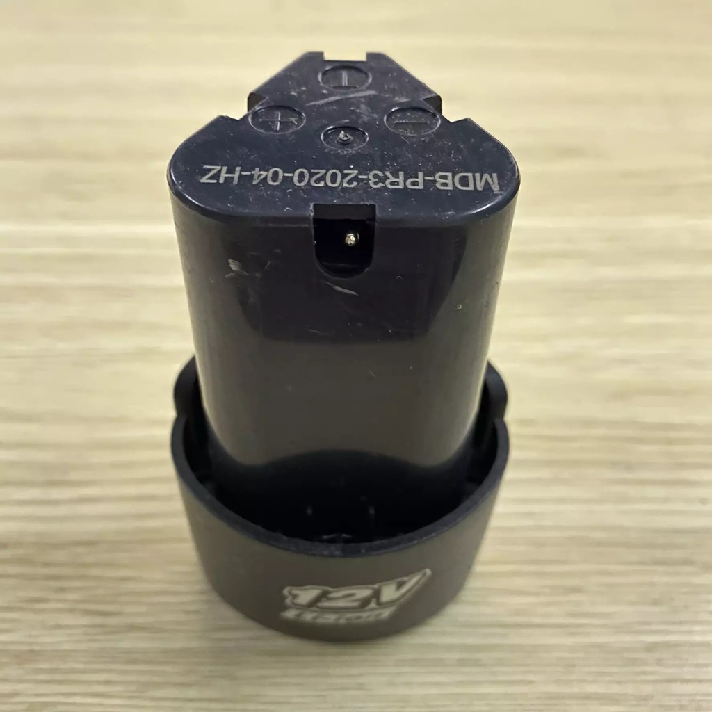 Pin 12V 3 cell 3 tiếp điểm - Dạng đứng - Cạnh bằng - dùng cho khoan pin 12V Trung Quốc