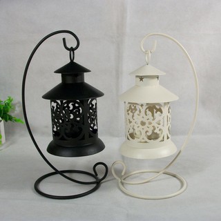 Unique shape iron candle holder