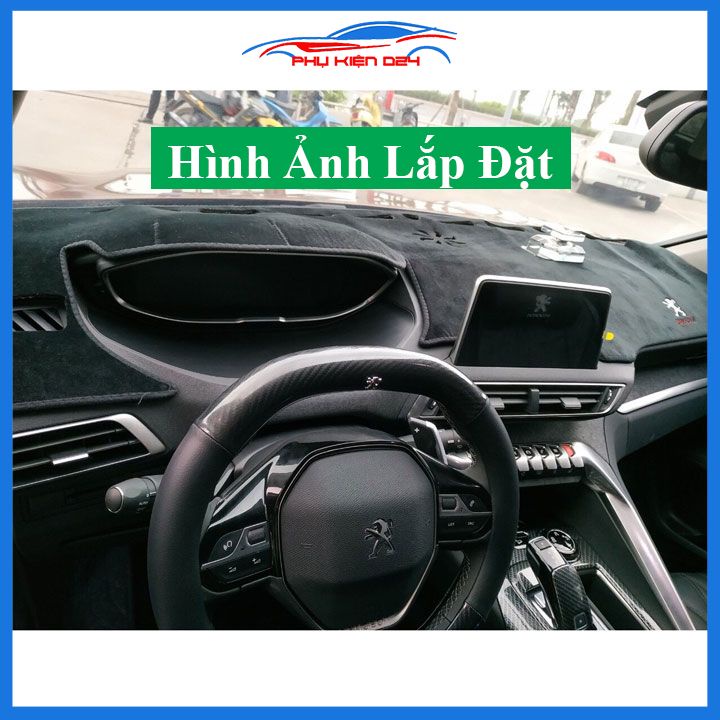 Thảm taplo Peugeot 5008, Peugeot 3008 chống nắng nóng làm mát xe mở rộng tầm nhìn