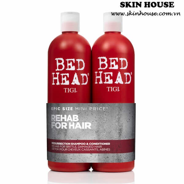 Sẵn - Bộ Dầu Gội Bed Head Tigi Resurrection -  Skinhouse