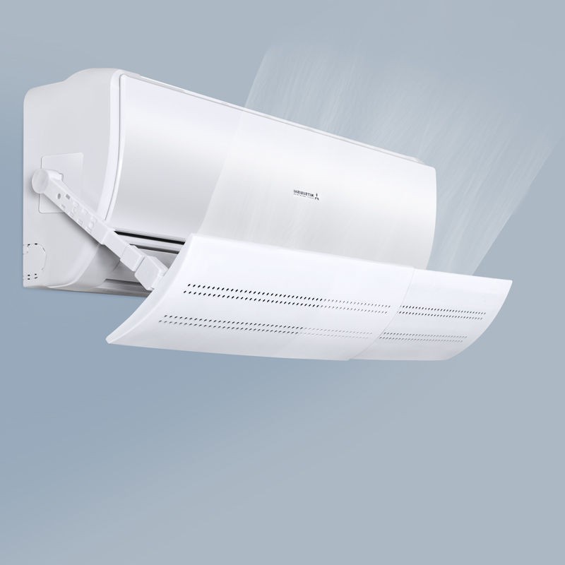 Kính chắn gió điều hòa Quạt thổi thẳng Cửa máy hút mùi treo tường tủ đứng đa năng lệch hướng không bị thủng