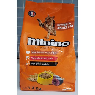 THỨC ĂN MÈO MININO KITTEN & ADULT CAT 1.3KG