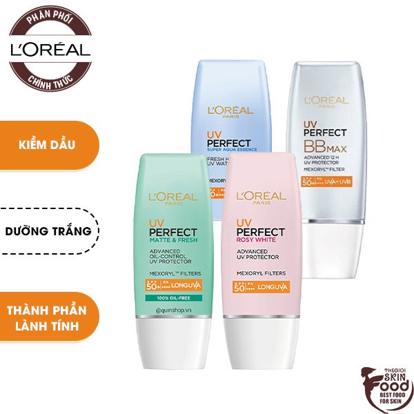 Kem Chống Nắng Kiềm Dầu L'Oreal Uv Perfect Matte Advanced Oil Control Sunscreen