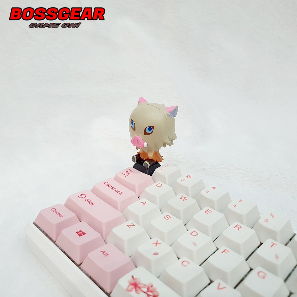 Keycap lẻ hình Nhân Vật Demon Slayer Chibi siêu dễ thương ( Kimetsu no Yaiba,Tanjirou,Zenitsu,Inosuke,Nezuko)