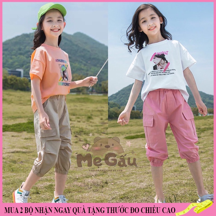 Set đồ bé gái từ 15-45kg, bộ quần áo cho bé gái 4-14 tuổi MIONIGHT phong cách cá tính năng động hàng may kĩ.MION68