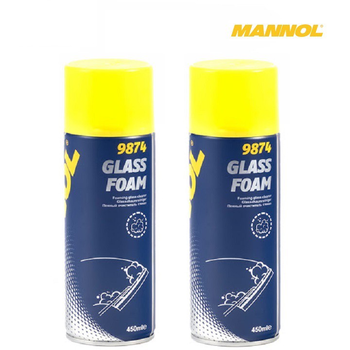 Dung Dịch Tẩy Ố Kính Ô Tô MANNOL Glass Foam 9874 450ml – DV AUTOMART