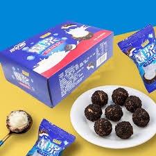 BÁNH OREO CHOCOLATE TRÒN NHÂN SỮA GIÒN TAN 3 LỚP 200 gram