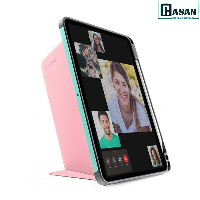 Bao da chính hãng TOMTOC (USA) dành iPad Pro 11 inch từ tính đa góc SMART-TRI-B02-003 hỗ trợ sạc không dây APPLE PENCIL