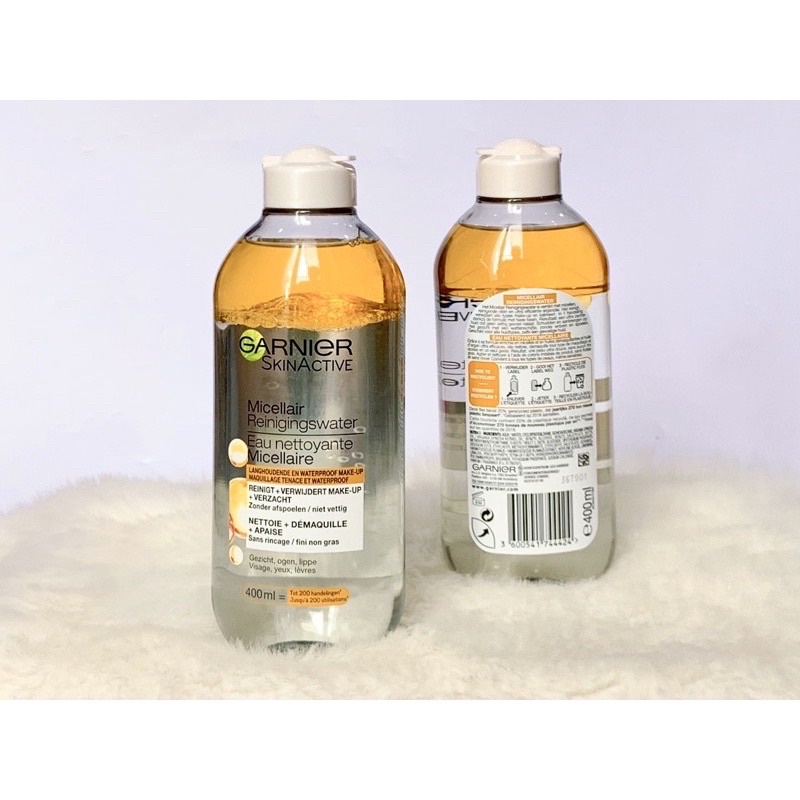 Tẩy Trang Garnier 400ml Chính Hãng - da liễu 24h