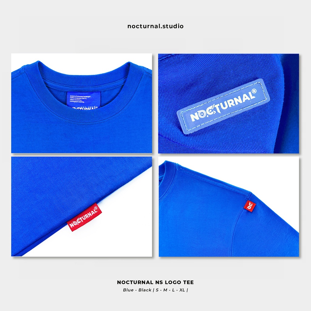 Áo Thun Unisex Form Rộng Tay Lỡ Oversize Tee NOCTURNAL NS Logo Cotton 100% Local Brand
