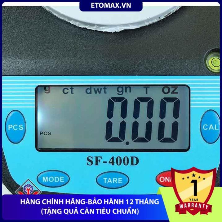 Cân tiểu ly để bàn 500g x 0.01g SF-400D, chính xác tới 1% gram, Hàng cao cấp, Bảo hành 12 tháng