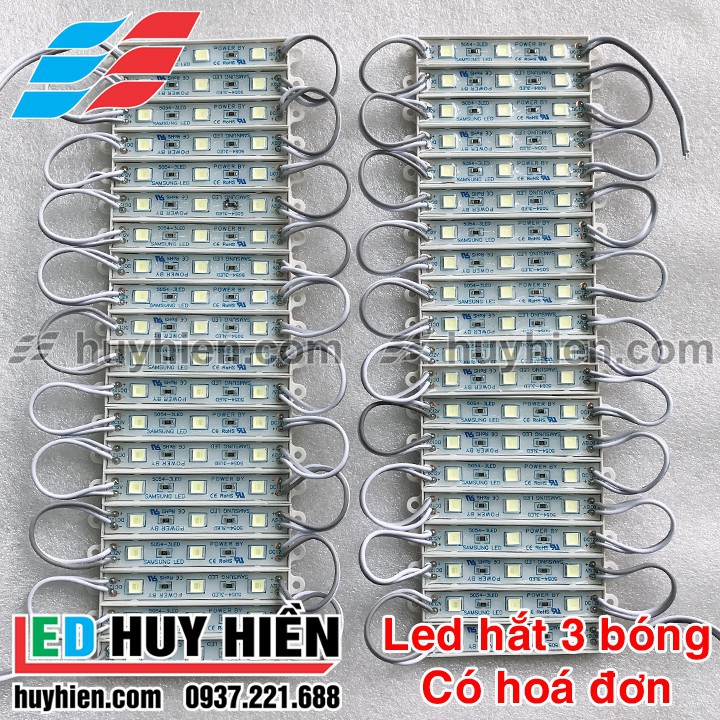 Led hắt 3 5054 cỡ 7211 Samsung các màu đơn sắc (vỉ 20 thanh Led)