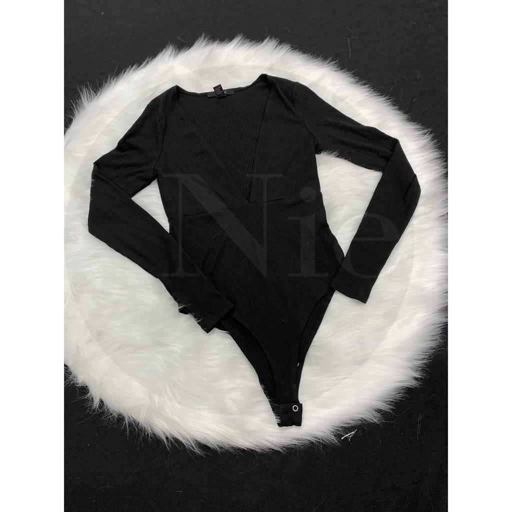 [XUẤT XỊN] Bodysuit tay dài cổ xẻ quyến rũ ngây ngất💘 | BigBuy360 - bigbuy360.vn