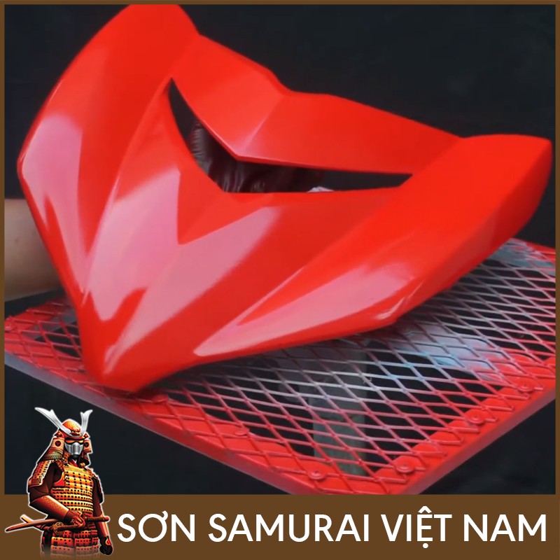 Sơn Samurai Việt Nam - Combo Son Xit Samurai Màu Đỏ 23