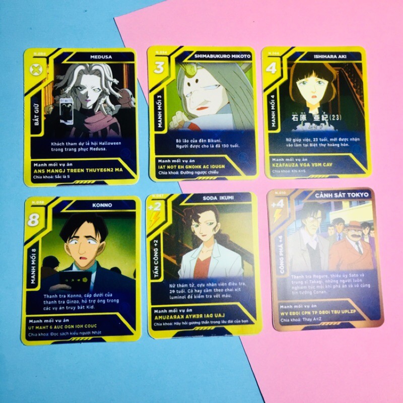 Thẻ Toonies Conan - Thẻ manh mối (đã bóc)