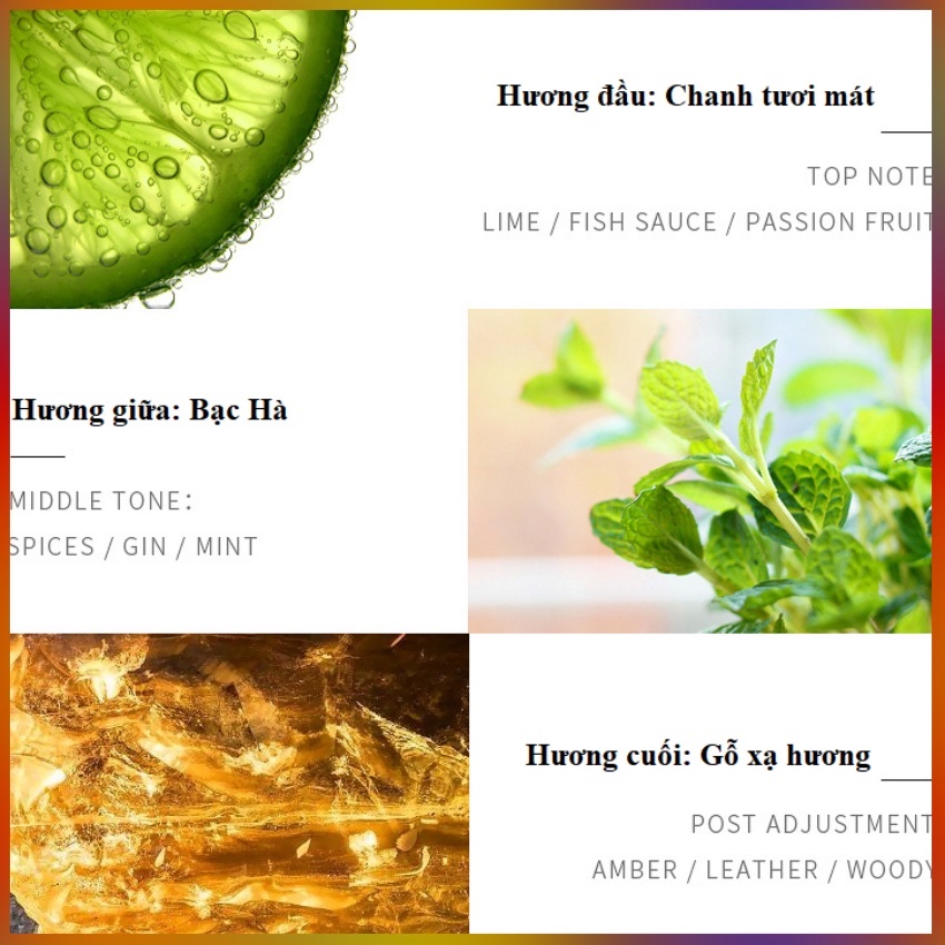 Nước Hoa Hương Thơm The Mát No.1 55ml/Chai Màu Bạc Đẳng Cấp Đàn Ông