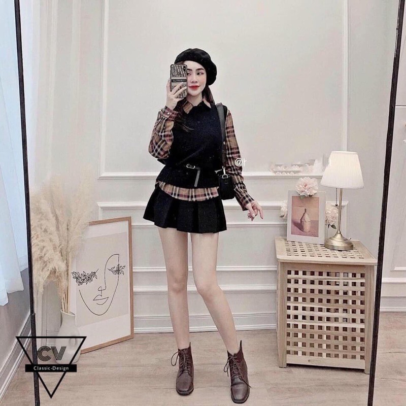 ÁO LEN LIỀN SƠ MI