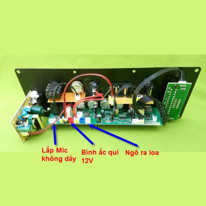 Mạch loa kéo công suất 40W - 80W HA8622 Thùng loa kéo 2.5 tấc - 3 tấc Bluetooth Karaoke