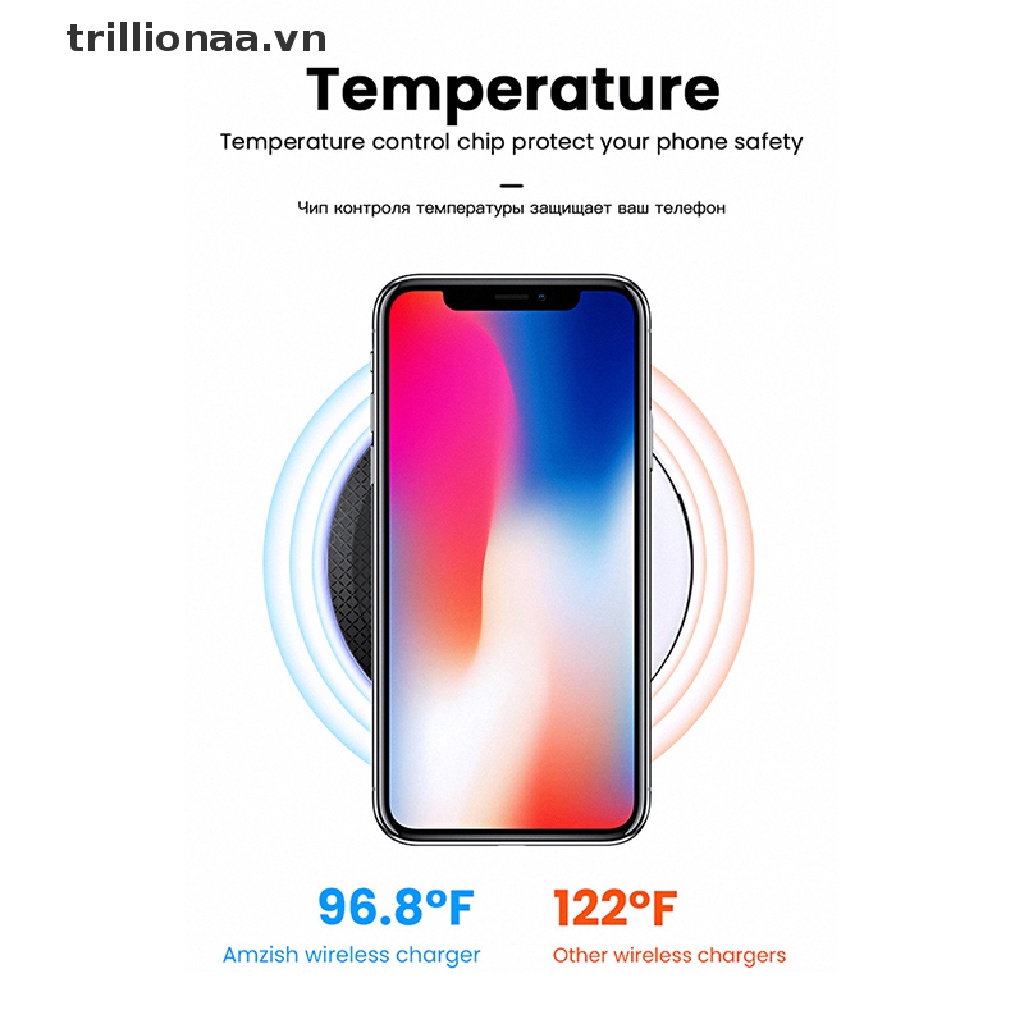 Đế Sạc Không Dây Qi 30W Cho iPhone 12 12Pro 11 11Pro XS 8