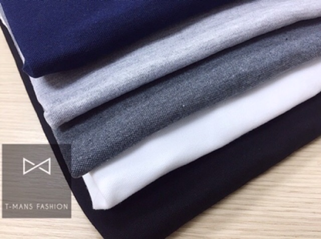 Áo thun Polo GẤU 194 Trơn Unisex vải cá sấu mè Poly co dãn 4 chiều dày dặn form gerular fit | BigBuy360 - bigbuy360.vn