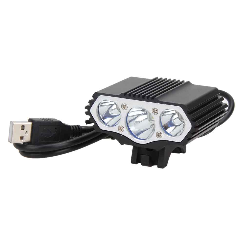 Đèn pha xe đạp T6 LED 12000LM 3 x XML T6 4 chế độ chuyên dụng