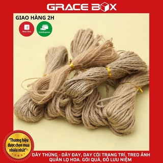 {GIÁ SỈ} CUỘN 10M DÂY THỪNG  - DÂY ĐAY, DÂY CÓI TRANG TRÍ - QUẤN LỌ HOA. GÓI QUÀ, ĐỒ LƯU NIỆM - Siêu Thị Bao Bì GraceBox
