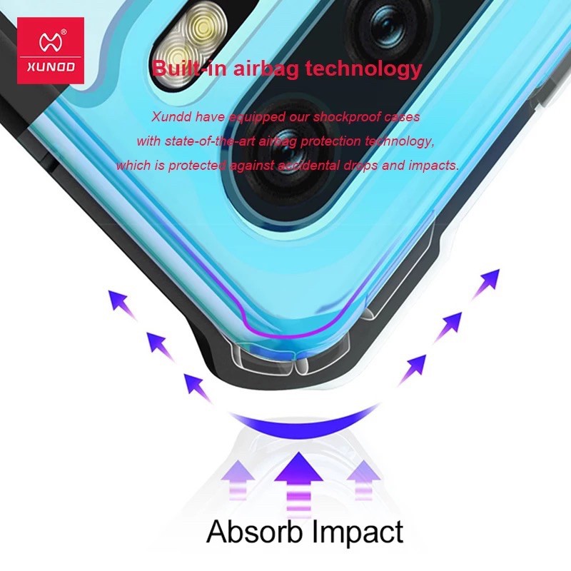 Ốp Lưng chính hãng Xundd cho Huawei P30 - Màu đen Kiểu Dáng thể thao, chống sốc