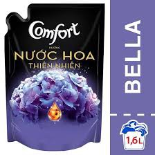 NƯỚC XẢ VẢI COMFORT NƯỚC HOA THIÊN NHIÊN BELLA - Túi 1,8l