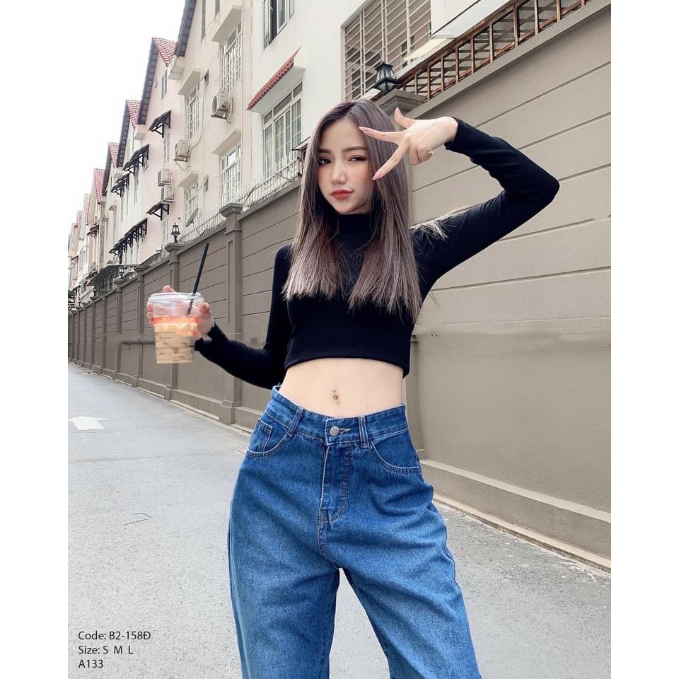 [Mã VOXU10 giảm 10k đơn 150K] Quần Jeans Nữ Ống Rộng dáng suông lưng cao Hot trend 2021 [ẢNH THẬT]