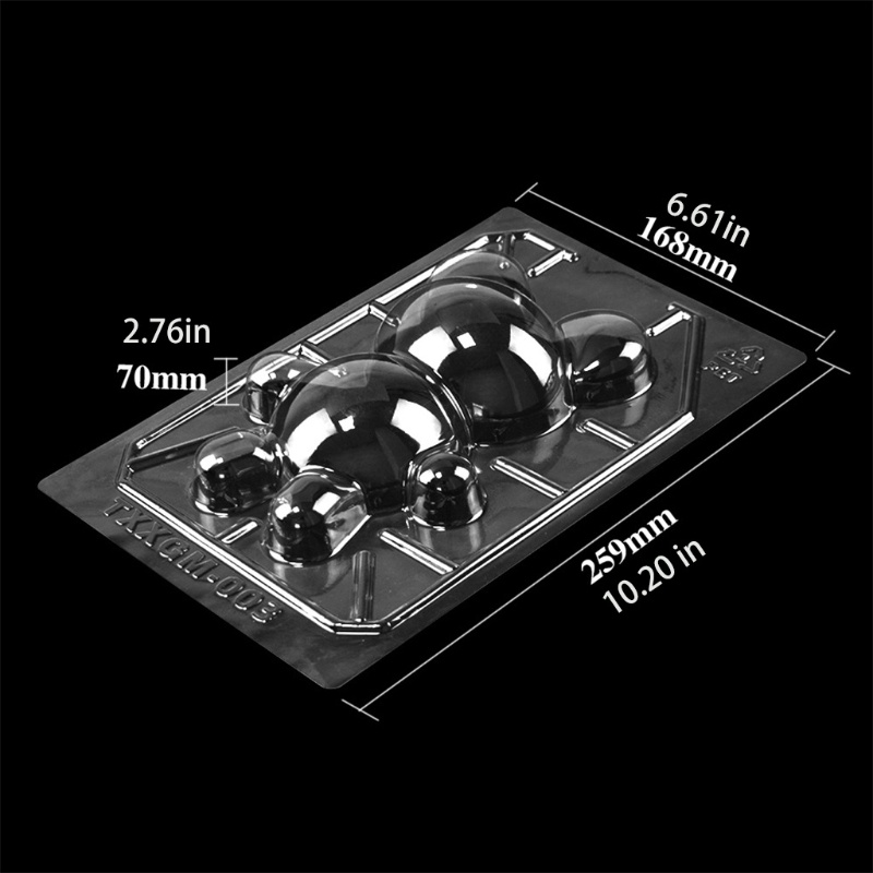 Bộ 3 Khuôn Làm Bánh Hình Gấu 3D Bằng Nhựa Tiện Dụng