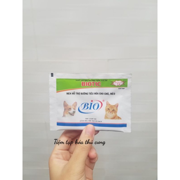 Men tiêu hóa Biotic cho chó mèo 5g