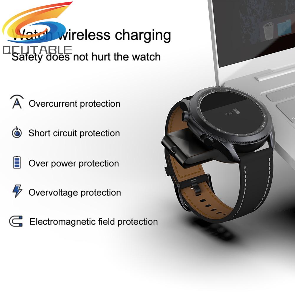 Đế Sạc Nam Châm 2 Trong 1 Cho Đồng Hồ Thông Minh Samsung Galaxy Watch 3/4 Active 1/2