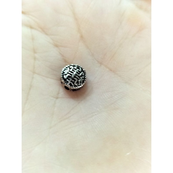 Charm bánh xe song hỉ cát tường bạc s925 vĩnh viễn bảo hành bạc Thuylamshop