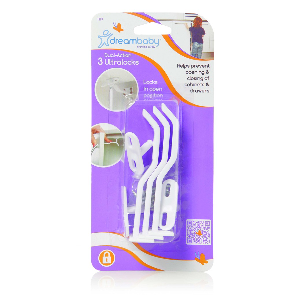 Bộ 3- khóa chặn trong cánh tủ Dreambaby