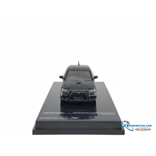 Xe Mô Hình Mitsubishi Evo X Ralliart Edition Tarmac Works 1:64 (Đen)