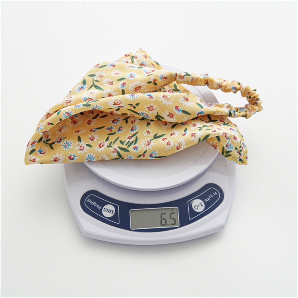 Băng Đô Co Giãn Hình Tam Giác Họa Tiết Hoa Thời Trang Mới Cho Nữ