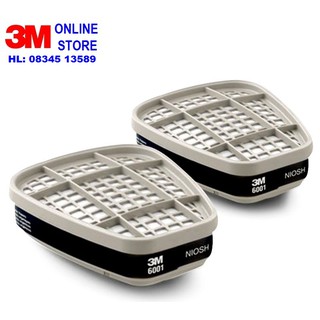 Bộ 2 PHIN LỌC HƠI HỮU CƠ 3M 6001