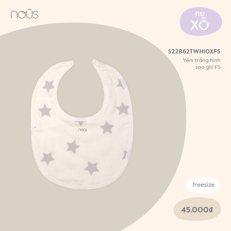 Yếm Vải Xô Nous ( NOUS 2022)
