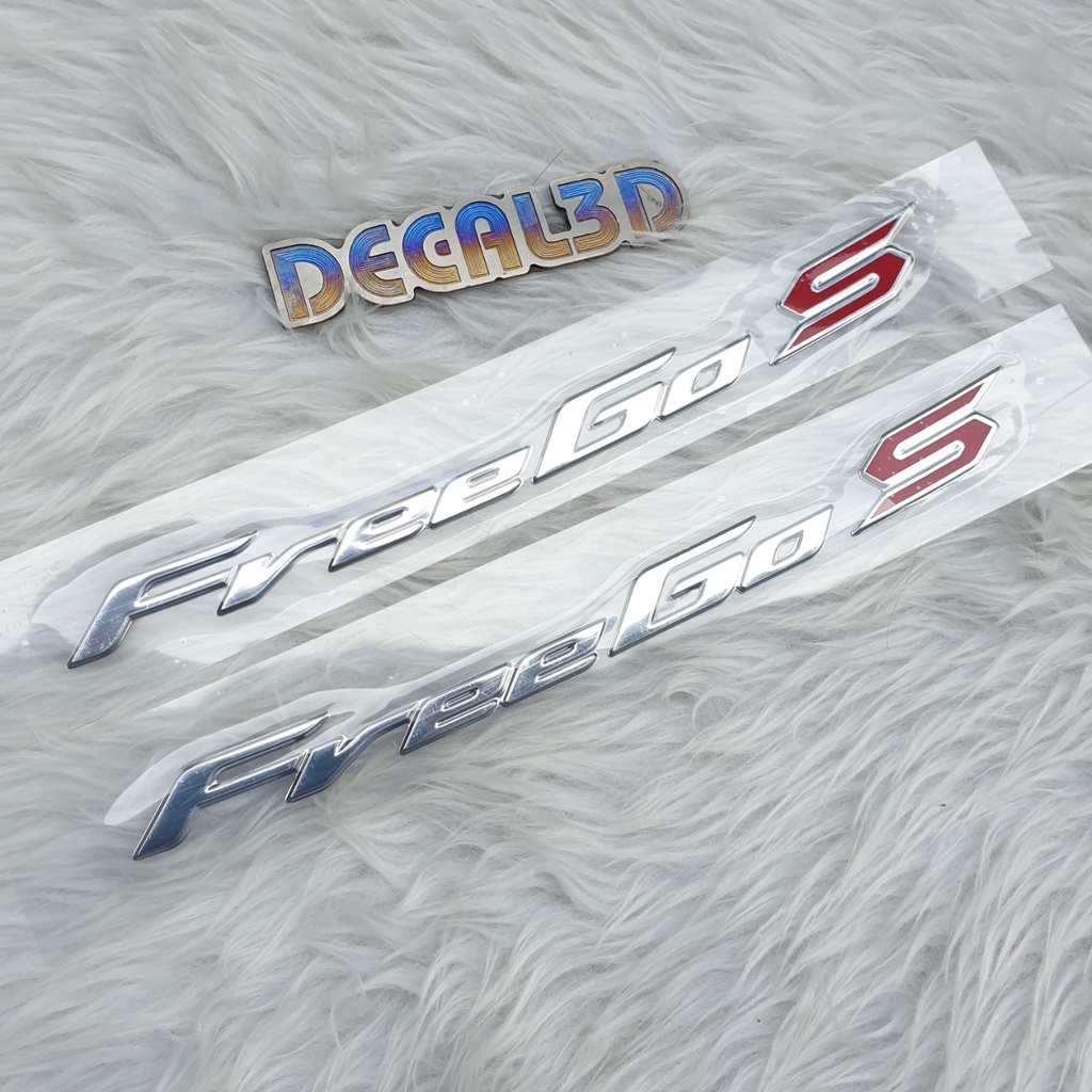 TEM FREEGO S CHỮ NỔI HÀNG CAO CẤP CỰC ĐẸP 1 CẶP