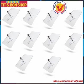 Combo 10 tấm dán cường lực bắt vít 14mm tải trọng 10kg - Siêu chắc, không khoan đục, Tiện dụng, Dễ sử dụng
