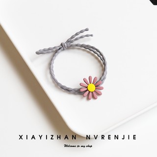 Dây buộc tóc trang trí hoa cúc xinh đẹp CT04