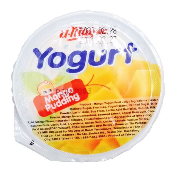(4 vị) Thạch rau câu trái cây Yogurt Pudding 110gr