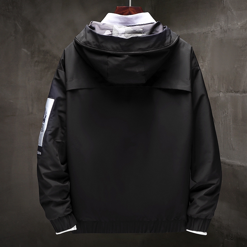 Áo khoác thời trang có mũ trùm đầu phong cách Hàn Quốc đơn giản cho nam J855A | BigBuy360 - bigbuy360.vn