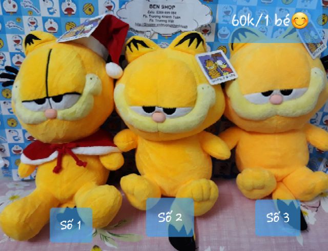 Mèo Garfield  cao 30cm mới 100% còn tag, ko tag