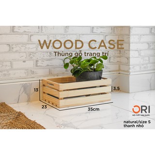 THÙNG GỖ PALLET HÀNG XUẤT KHẨU HÀN QUỐC - SIZE S - ORI NỘI THẤT HÀN QUỐC