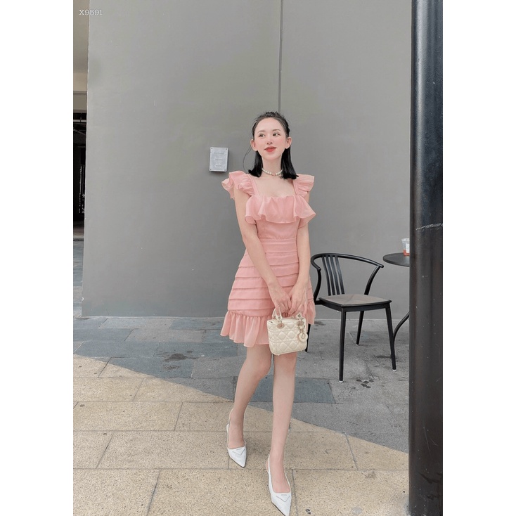 ĐẦM VOAN XỐP TƠ UP thoi trang shop valentina