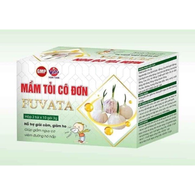 Mầm Tỏi Fuvata - Giảm Các Triệu Chứng Sổ Mũi , Ho , Cảm Cúm Cho Bé