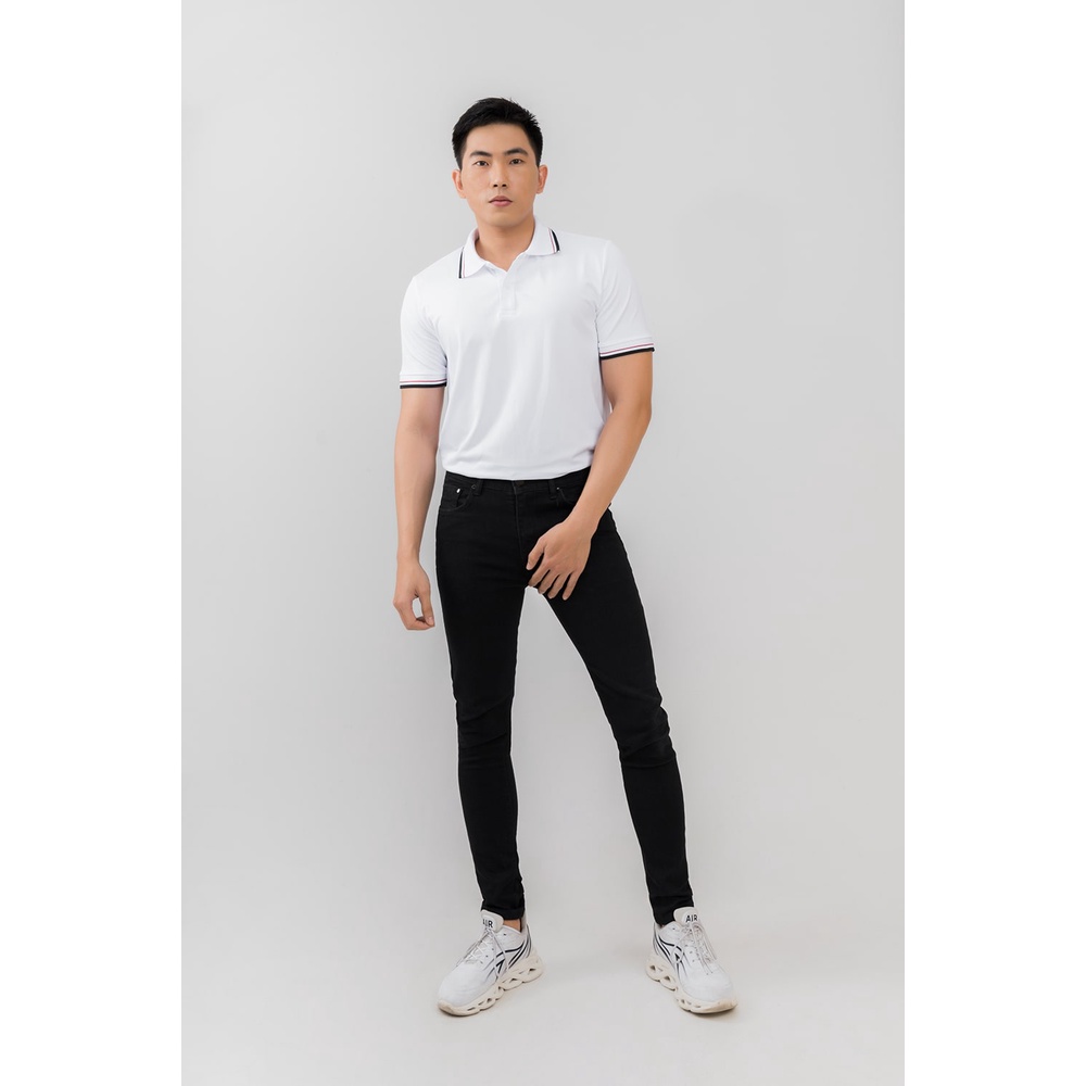 áo thun polo nam trơn chất vải cá sấu lacoste form rộng màu trắng, áo phông có cổ unisex hàng hiệu chính hãng otherstyle