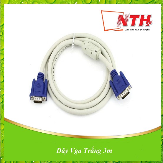 Dây Vga Trắng 3m